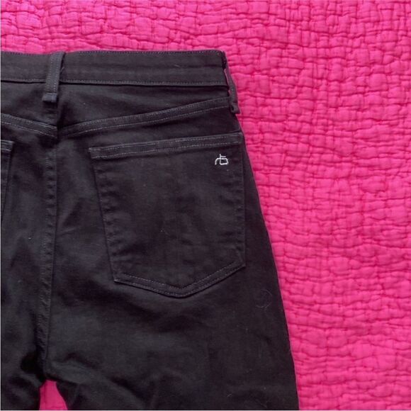 Tag & Bone Black Skinny Jeans with front zippers, size 28 - Picture 9 of 9